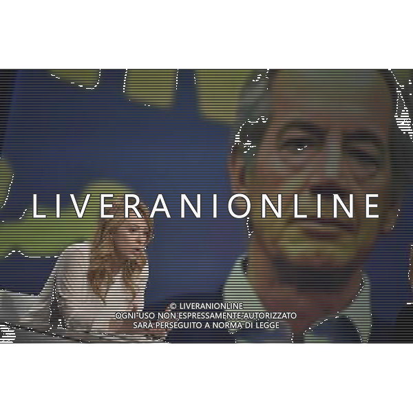 Trasmissione TV \' In mezz\'ora \' Roma - 20.03.2016 - Studi Rai Teulada - nella foto: Giorgia Meloni / Ph. Corradetti - Ag. Aldo Liverani sas