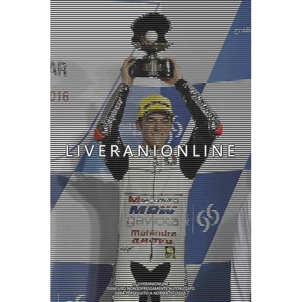 20.03.2016. Losail, Qatar. Gara Moto3. Francesco Bagnaia (Mahindra) © G.Piazzolla AG ALDO LIVERANI SAS