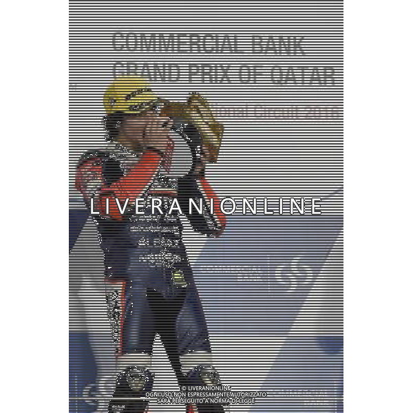 20.03.2016. Losail, Qatar. Gara Moto3. Niccol˜ Antonelli (Ongetta- rivacold)© G.Piazzolla AG ALDO LIVERANI SAS