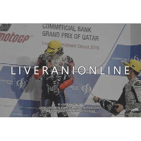 20.03.2016. Losail, Qatar. Gara Moto3.Niccol˜ Antonelli , Francesco Bagnaia. © G.Piazzolla AG ALDO LIVERANI SAS