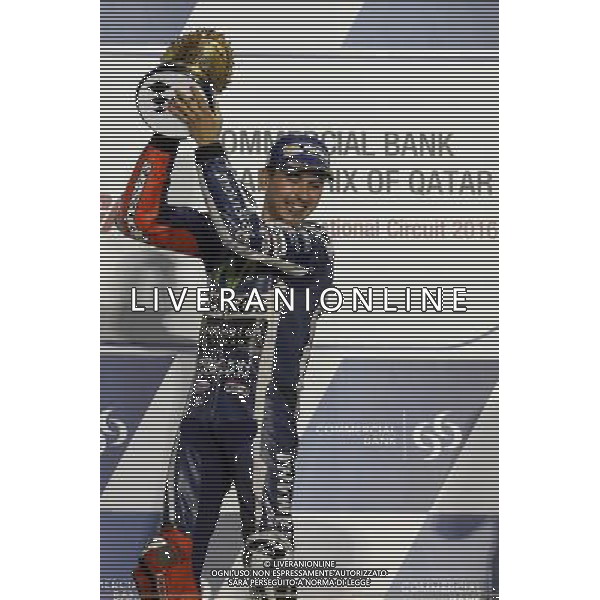 20.03.2016. Losail, Qatar. Gara Motogp.Jorge Lorenzo (Movistar Yamaha)© G.Piazzolla AG ALDO LIVERANI SAS