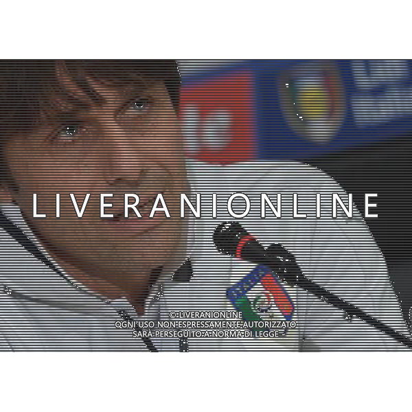 Raduno Nazionale Italiana Firenze - 21.03.2016 Conferenza Stampa Nella Foto:La conferenza stampa di Antonio Conte /Ph.Vitez-Ag. Aldo Liverani