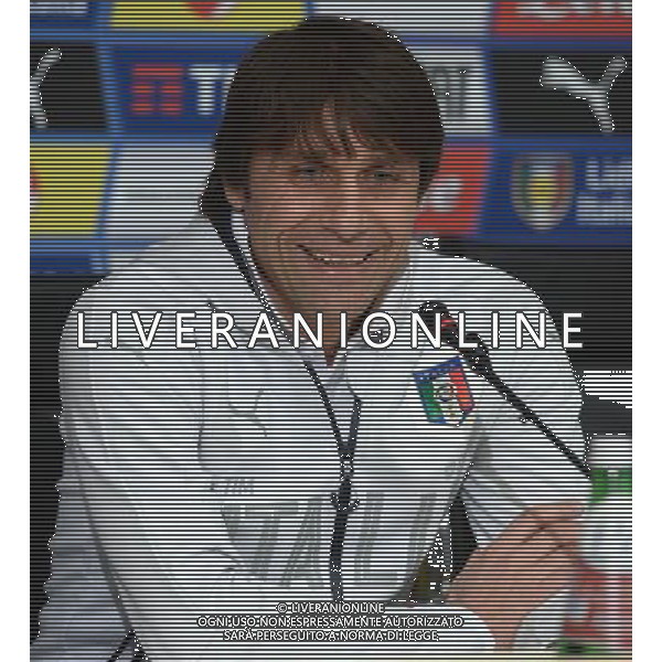 Raduno Nazionale Italiana Firenze - 21.03.2016 Conferenza Stampa Nella Foto:La conferenza stampa di Antonio Conte /Ph.Vitez-Ag. Aldo Liverani