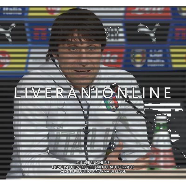 Raduno Nazionale Italiana Firenze - 21.03.2016 Conferenza Stampa Nella Foto:La conferenza stampa di Antonio Conte /Ph.Vitez-Ag. Aldo Liverani