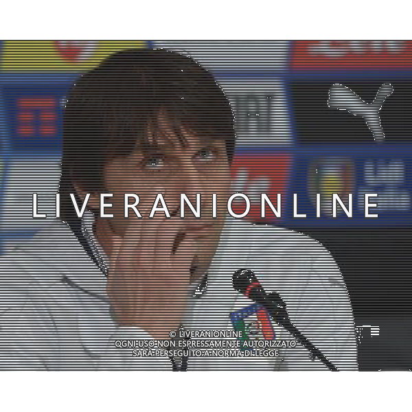 Raduno Nazionale Italiana Firenze - 21.03.2016 Conferenza Stampa Nella Foto:La conferenza stampa di Antonio Conte /Ph.Vitez-Ag. Aldo Liverani