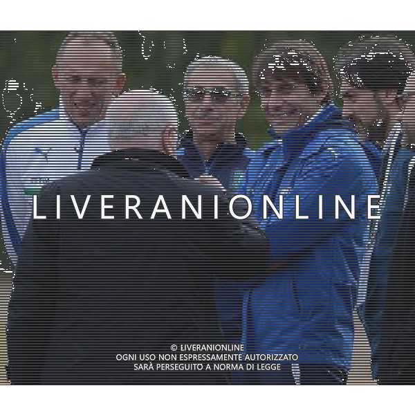 Raduno Nazionale Italiana Firenze - 21.03.2016 Allenamento Nella Foto:tavecchio e conte /Ph.Vitez-Ag. Aldo Liverani