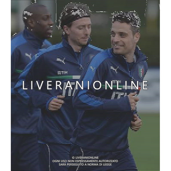 Raduno Nazionale Italiana Firenze - 21.03.2016 Allenamento Nella Foto:bonaventura e montolivo /Ph.Vitez-Ag. Aldo Liverani