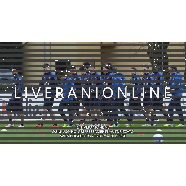 Raduno Nazionale Italiana Firenze - 21.03.2016 Allenamento Nella Foto:Gruppo in allenamento /Ph.Vitez-Ag. Aldo Liverani