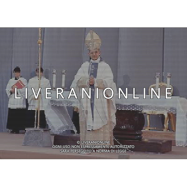 Giovanni Battista Montini, Sua Santita\' Papa Paolo VI ( 262mo vescovo di Roma e papa della Chiesa Cattolica, primate d\'Italia e 4Âº sovrano dello Stato della Citta\' del Vaticano a partire dal 21 giugno 1963 fino alla sua morte avvenuta il 6 agosto 1978 ) - Retrospettiva Â©ARCHIVIO / AGENZIA ALDO LIVERANI SAS - ITALY ONLY EDITORIAL USE ONLY