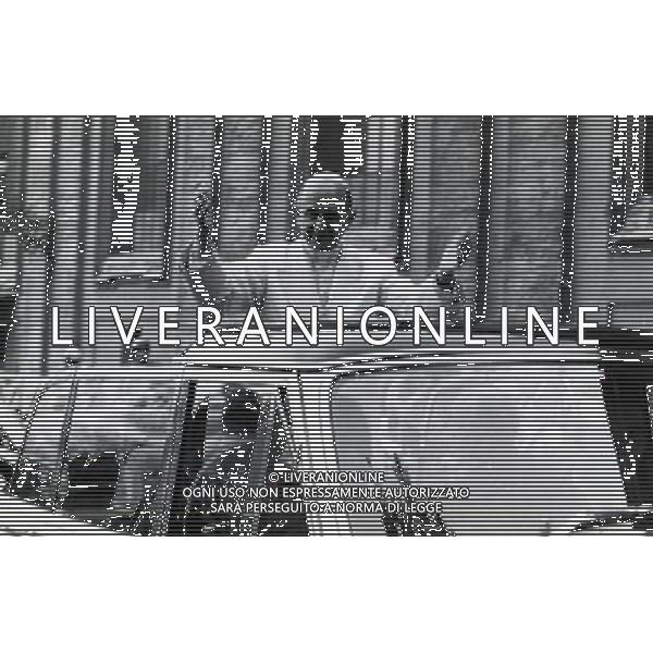 Giovanni Battista Montini, Sua Santita\' Papa Paolo VI ( 262mo vescovo di Roma e papa della Chiesa Cattolica, primate d\'Italia e 4Âº sovrano dello Stato della Citta\' del Vaticano a partire dal 21 giugno 1963 fino alla sua morte avvenuta il 6 agosto 1978 ) - Retrospettiva Â©ARCHIVIO / AGENZIA ALDO LIVERANI SAS - ITALY ONLY EDITORIAL USE ONLY