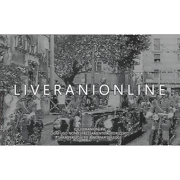 Giovanni Battista Montini, Sua Santita\' Papa Paolo VI ( 262mo vescovo di Roma e papa della Chiesa Cattolica, primate d\'Italia e 4Âº sovrano dello Stato della Citta\' del Vaticano a partire dal 21 giugno 1963 fino alla sua morte avvenuta il 6 agosto 1978 ) - Retrospettiva Â©ARCHIVIO / AGENZIA ALDO LIVERANI SAS - ITALY ONLY EDITORIAL USE ONLY