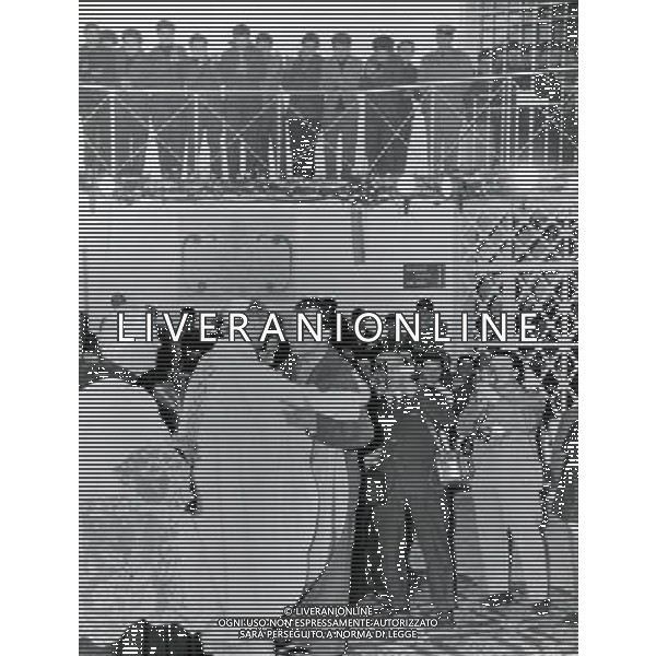 Giovanni Battista Montini, Sua Santita\' Papa Paolo VI ( 262mo vescovo di Roma e papa della Chiesa Cattolica, primate d\'Italia e 4Âº sovrano dello Stato della Citta\' del Vaticano a partire dal 21 giugno 1963 fino alla sua morte avvenuta il 6 agosto 1978 ) - Retrospettiva Â©ARCHIVIO / AGENZIA ALDO LIVERANI SAS - ITALY ONLY EDITORIAL USE ONLY