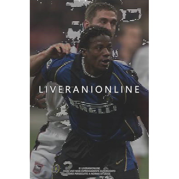 milano 06/12/01 coppa uefa inter - ipswich nella foto kallon mohamed foto aldo liverani