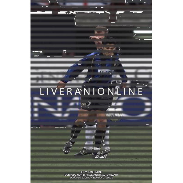 milano 06/12/01 coppa uefa inter - ipswich nella foto conceicao sergio foto aldo liverani