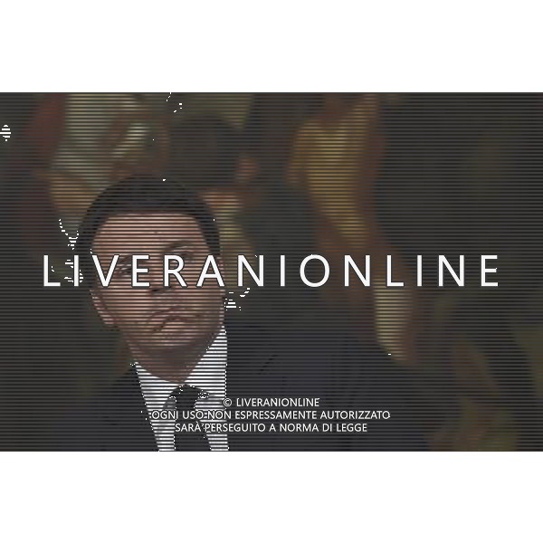 Dichiarazioni del Presidente del Consiglio Matteo Renzi a seguito dei attentati di Bruxelles - Roma - 22.03.2016 - Palazzo Chigi - nella foto: Matteo Renzi / Ph. Corradetti - Ag. Aldo Liverani sas/ Agenzia Aldo Liverani Sas