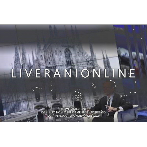 ROMA 22-03-2016 TRASMISSIONE TELEVISIVA PORTA A PORTA OSPITE STEFANO PARISI CANDIDATO SINDACO DI MILANO NELLA FOTO STEFANO PARISI FOTO FABRIZIO CORRADETTI-AG ALDO LIVERANI SAS