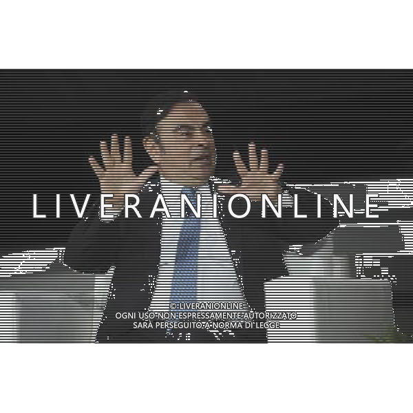 Carlos Ghosn auf der 116. New York International Auto Show im Javits Convention Center. New York, 23.03.2016 NOWY JORK TARGI MOTORYZACYJNE W NOWYM JORKU FOT. FUTURE IMAGE/NEWSPIX.PL POLAND, UK AND GERMANY OUT !!! --- Newspix.pl/ Agenzia Aldo Liverani Sas - ITALY ONLY EDITORIAL USE ONLY