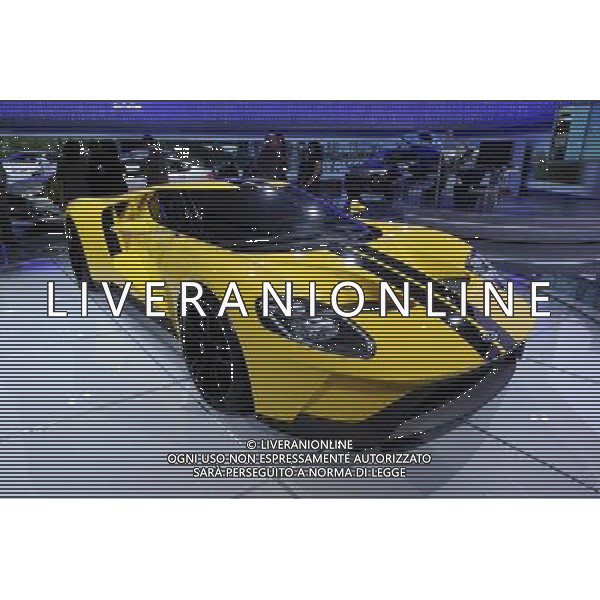 Ford GT auf der 116. New York International Auto Show im Javits Convention Center. New York, 23.03.2016 NOWY JORK TARGI MOTORYZACYJNE W NOWYM JORKU FOT. FUTURE IMAGE/NEWSPIX.PL POLAND, UK AND GERMANY OUT !!! --- Newspix.pl/ Agenzia Aldo Liverani Sas - ITALY ONLY EDITORIAL USE ONLY