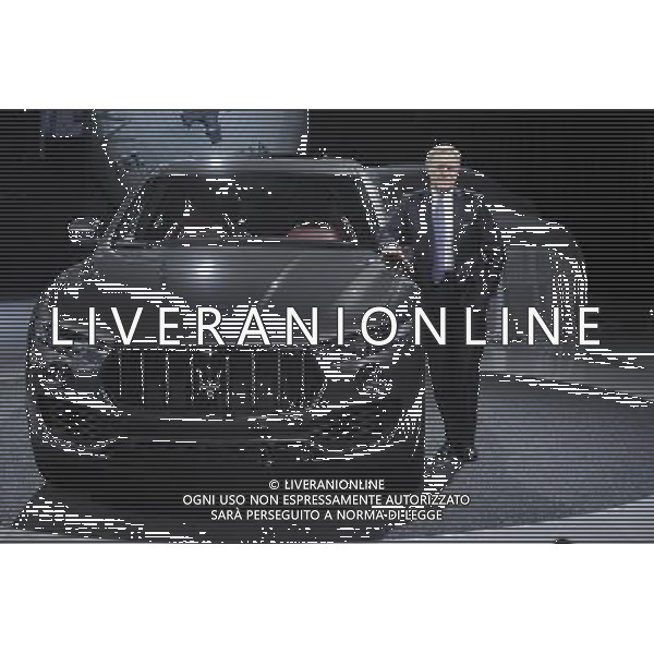 Harald J. Wester mit dem 2017 Maserati Levante auf der 116. New York International Auto Show im Javits Convention Center. New York, 23.03.2016 NOWY JORK TARGI MOTORYZACYJNE W NOWYM JORKU FOT. FUTURE IMAGE/NEWSPIX.PL POLAND, UK AND GERMANY OUT !!! --- Newspix.pl/ Agenzia Aldo Liverani Sas - ITALY ONLY EDITORIAL USE ONLY