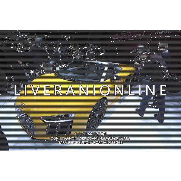 Audi R8 auf der 116. New York International Auto Show im Javits Convention Center. New York, 23.03.2016 NOWY JORK TARGI MOTORYZACYJNE W NOWYM JORKU FOT. FUTURE IMAGE/NEWSPIX.PL POLAND, UK AND GERMANY OUT !!! --- Newspix.pl/ Agenzia Aldo Liverani Sas - ITALY ONLY EDITORIAL USE ONLY