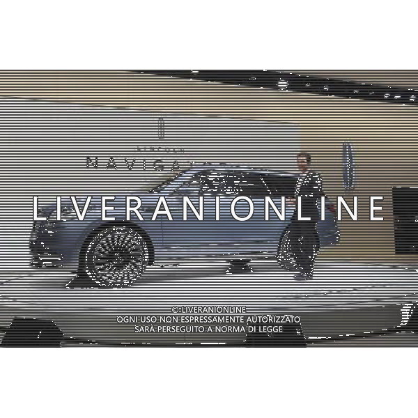 Matthew McConaughey Lincoln Navigator auf der 116. New York International Auto Show im Javits Convention Center. New York, 23.03.2016 NOWY JORK TARGI MOTORYZACYJNE W NOWYM JORKU FOT. FUTURE IMAGE/NEWSPIX.PL POLAND, UK AND GERMANY OUT !!! --- Newspix.pl/ Agenzia Aldo Liverani Sas - ITALY ONLY EDITORIAL USE ONLY