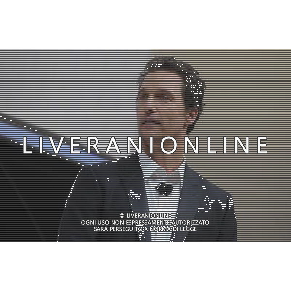 Matthew McConaughey auf der 116. New York International Auto Show im Javits Convention Center. New York, 23.03.2016 NOWY JORK TARGI MOTORYZACYJNE W NOWYM JORKU FOT. FUTURE IMAGE/NEWSPIX.PL POLAND, UK AND GERMANY OUT !!! --- Newspix.pl/ Agenzia Aldo Liverani Sas - ITALY ONLY EDITORIAL USE ONLY