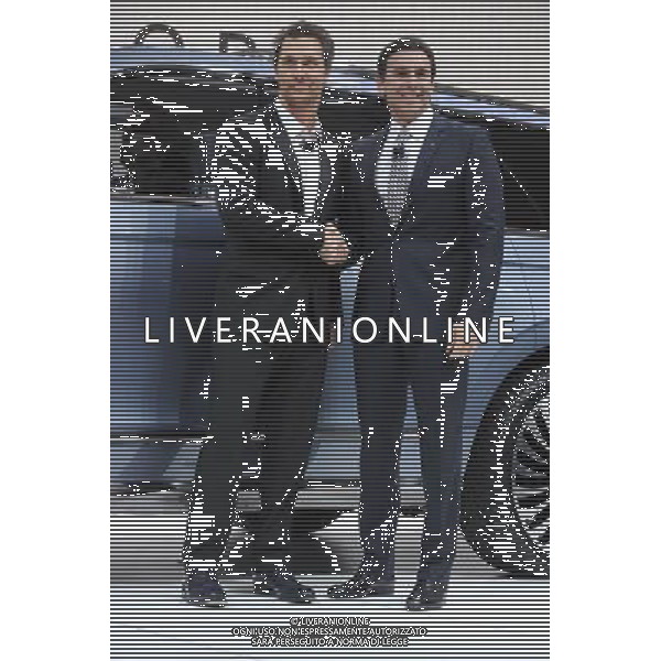 Matthew McConaughey und Mark Fields auf der 116. New York International Auto Show im Javits Convention Center. New York, 23.03.2016 NOWY JORK TARGI MOTORYZACYJNE W NOWYM JORKU FOT. FUTURE IMAGE/NEWSPIX.PL POLAND, UK AND GERMANY OUT !!! --- Newspix.pl/ Agenzia Aldo Liverani Sas - ITALY ONLY EDITORIAL USE ONLY