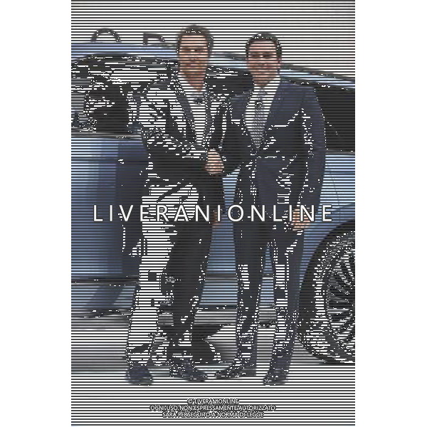 Matthew McConaughey und Mark Fields auf der 116. New York International Auto Show im Javits Convention Center. New York, 23.03.2016 NOWY JORK TARGI MOTORYZACYJNE W NOWYM JORKU FOT. FUTURE IMAGE/NEWSPIX.PL POLAND, UK AND GERMANY OUT !!! --- Newspix.pl/ Agenzia Aldo Liverani Sas - ITALY ONLY EDITORIAL USE ONLY