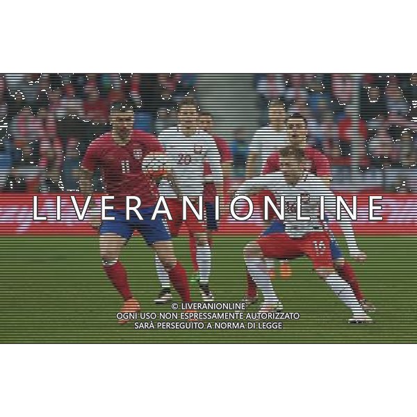 POZNAN 2016.03.23 SPORT PILKA NOZNA MIEDZYNARODOWY MECZ TOWARZYSKI POLSKA - SERBIA NZ. ALEKSANDAR KOLAROV JAKUB BLASZCZYKOWSKI FOT. MICHAL CHWIEDUK / FOKUSMEDIA POZNAN 2016.03.23 SPORT FOOTBALL INTERNATIONAL FRIENDLY MATCH POLAND - SERBIA FOT. MICHAL CHWIEDUK / FOKUSMEDIA / NEWSPIX.PL --- Newspix.pl/ AGENZIA ALDO LIVERANI SAS - ITALY ONLY EDITORIAL USE ONLY - POLONIA - SERBIA PARTITA AMICHEVOLE INTERNAZIONALE A POZNAN 23/03/2016