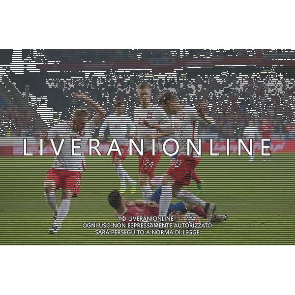 POZNAN 23.03.2016 MIEDZYNARODOWY MECZ TOWARZYSKI: POLSKA - SERBIA --- INTERNATIONAL FRIENDLY FOOTBALL MATCH: POLAND - SERBIA NZ KAMIL GLIK POLSKA LUKASZ PISZCZEK POLSKA BARTOSZ SALOMON POLSKA FILIP KOSTIC SERBIA FOT. PIOTR KUCZA/NEWSPIX.PL --- Newspix.pl/ AGENZIA ALDO LIVERANI SAS - ITALY ONLY EDITORIAL USE ONLY - POLONIA - SERBIA PARTITA AMICHEVOLE INTERNAZIONALE A POZNAN 23/03/2016