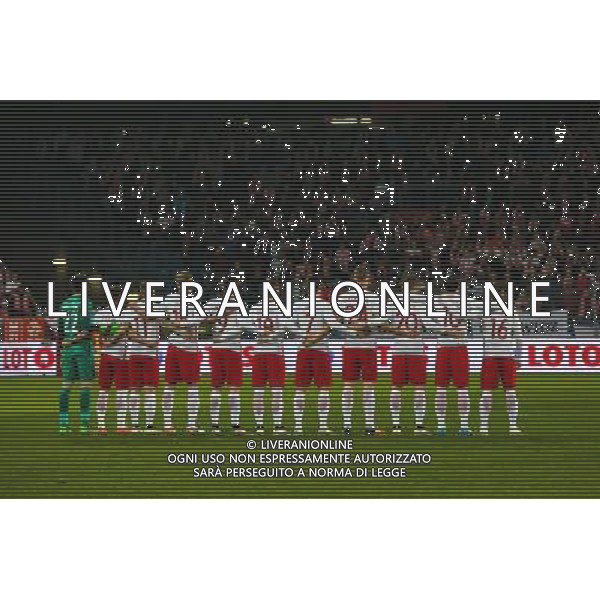 23.03.2016, Poznan, Pilka nozna,mecz towarzyski Polska - Serbia, Poland - Serbia friendly match , N Z MINUTA CISZY , FOT. Adam Jastrzebowski / newspix.pl --- Newspix.pl/ AGENZIA ALDO LIVERANI SAS - ITALY ONLY EDITORIAL USE ONLY - POLONIA - SERBIA PARTITA AMICHEVOLE INTERNAZIONALE A POZNAN 23/03/2016