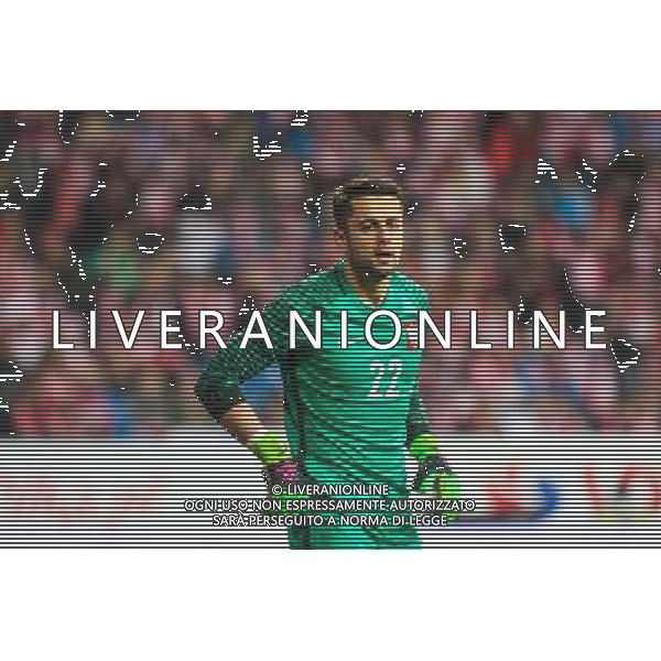 23.03.2016, Poznan, Pilka nozna,mecz towarzyski Polska - Serbia, Poland - Serbia friendly match , N Z LUKASZ FABIANSKI , FOT. Adam Jastrzebowski / newspix.pl --- Newspix.pl/ AGENZIA ALDO LIVERANI SAS - ITALY ONLY EDITORIAL USE ONLY - POLONIA - SERBIA PARTITA AMICHEVOLE INTERNAZIONALE A POZNAN 23/03/2016