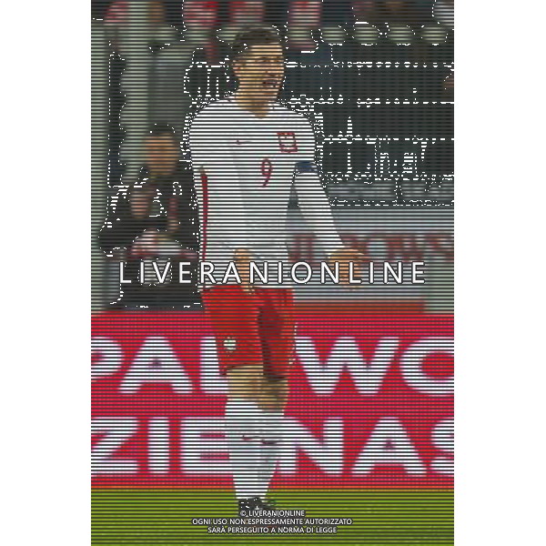 23.03.2016, Poznan, Pilka nozna,mecz towarzyski Polska - Serbia, Poland - Serbia friendly match , N Z ROBERT LEWANDOWSKI , FOT. Adam Jastrzebowski / newspix.pl --- Newspix.pl/ AGENZIA ALDO LIVERANI SAS - ITALY ONLY EDITORIAL USE ONLY - POLONIA - SERBIA PARTITA AMICHEVOLE INTERNAZIONALE A POZNAN 23/03/2016