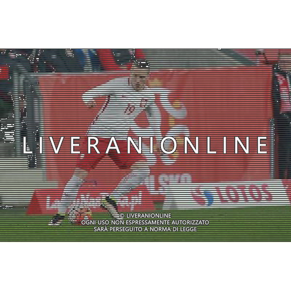 23.03.2016 POZNAN, UL BULGARSKA PILKA NOZNA (FOOTBALL) , MECZ TOWARZYSKI REPREZENTACJI NARODOWYCH (INTERNATIONAL FRIENDLY GAME) MECZ POLSKA - SERBIA (GAME POLAND - SERBIA) NZ PIOTR ZIELINSKI SYLWETKA FOTO JAKUB PIASECKI / CYFRASPORT / NEWSPIX.PL --- Newspix.pl/ AGENZIA ALDO LIVERANI SAS - ITALY ONLY EDITORIAL USE ONLY - POLONIA - SERBIA PARTITA AMICHEVOLE INTERNAZIONALE A POZNAN 23/03/2016