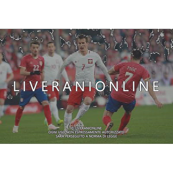 23.03.2016 POZNAN, UL BULGARSKA PILKA NOZNA (FOOTBALL) , MECZ TOWARZYSKI REPREZENTACJI NARODOWYCH (INTERNATIONAL FRIENDLY GAME) MECZ POLSKA - SERBIA (GAME POLAND - SERBIA) NZ (C) ARKADIUSZ MILIK SYLWETKA FOTO JAKUB PIASECKI / CYFRASPORT / NEWSPIX.PL --- Newspix.pl/ AGENZIA ALDO LIVERANI SAS - ITALY ONLY EDITORIAL USE ONLY - POLONIA - SERBIA PARTITA AMICHEVOLE INTERNAZIONALE A POZNAN 23/03/2016