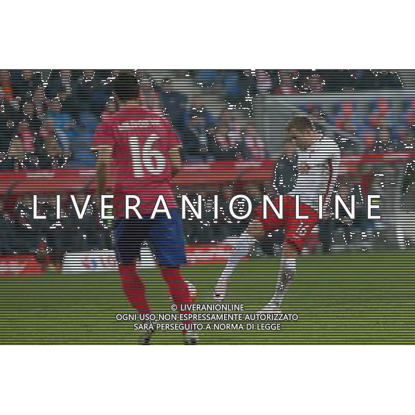 23.03.2016 POZNAN, UL BULGARSKA PILKA NOZNA (FOOTBALL) , MECZ TOWARZYSKI REPREZENTACJI NARODOWYCH (INTERNATIONAL FRIENDLY GAME) MECZ POLSKA - SERBIA (GAME POLAND - SERBIA) NZ (P) JAKUB BLASZCZYKOWSKI STRZAL BRAMKA GOL FOTO JAKUB PIASECKI / CYFRASPORT / NEWSPIX.PL --- Newspix.pl/ AGENZIA ALDO LIVERANI SAS - ITALY ONLY EDITORIAL USE ONLY - POLONIA - SERBIA PARTITA AMICHEVOLE INTERNAZIONALE A POZNAN 23/03/2016