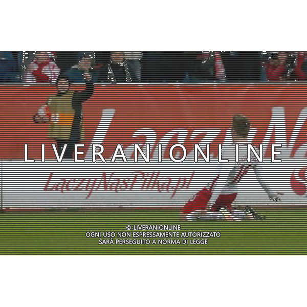 23.03.2016 POZNAN, UL BULGARSKA PILKA NOZNA (FOOTBALL) , MECZ TOWARZYSKI REPREZENTACJI NARODOWYCH (INTERNATIONAL FRIENDLY GAME) MECZ POLSKA - SERBIA (GAME POLAND - SERBIA) NZ JAKUB BLASZCZYKOWSKI RADOSC BRAMKA GOL FOTO JAKUB PIASECKI / CYFRASPORT / NEWSPIX.PL --- Newspix.pl/ AGENZIA ALDO LIVERANI SAS - ITALY ONLY EDITORIAL USE ONLY - POLONIA - SERBIA PARTITA AMICHEVOLE INTERNAZIONALE A POZNAN 23/03/2016