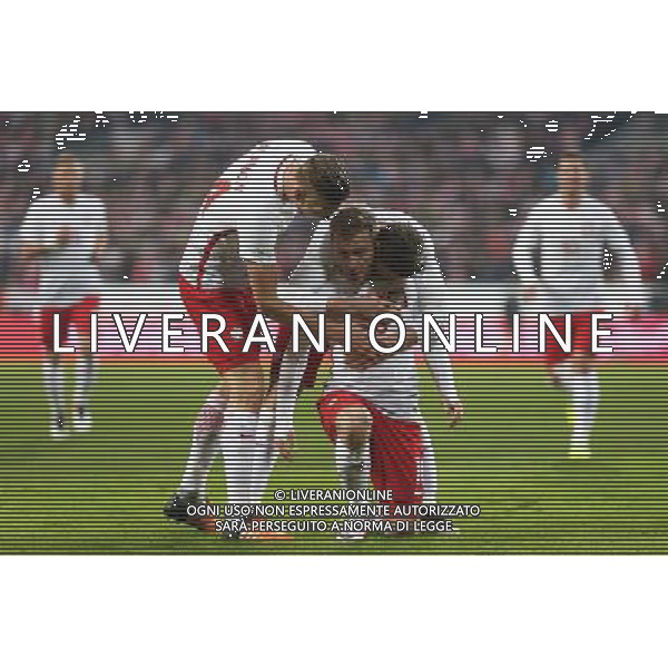 23.03.2016 POZNAN, UL BULGARSKA PILKA NOZNA (FOOTBALL) , MECZ TOWARZYSKI REPREZENTACJI NARODOWYCH (INTERNATIONAL FRIENDLY GAME) MECZ POLSKA - SERBIA (GAME POLAND - SERBIA) NZ JAKUB BLASZCZYKOWSKI, RADOSC, BRAMKA, GOL FOTO LUKASZ GROCHALA/CYFRASPORT / NEWSPIX.PL --- Newspix.pl/ AGENZIA ALDO LIVERANI SAS - ITALY ONLY EDITORIAL USE ONLY - POLONIA - SERBIA PARTITA AMICHEVOLE INTERNAZIONALE A POZNAN 23/03/2016