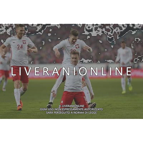 23.03.2016 POZNAN, UL BULGARSKA PILKA NOZNA (FOOTBALL) , MECZ TOWARZYSKI REPREZENTACJI NARODOWYCH (INTERNATIONAL FRIENDLY GAME) MECZ POLSKA - SERBIA (GAME POLAND - SERBIA) NZ JAKUB BLASZCZYKOWSKI, RADOSC, BRAMKA, GOL FOTO LUKASZ GROCHALA/CYFRASPORT / NEWSPIX.PL --- Newspix.pl/ AGENZIA ALDO LIVERANI SAS - ITALY ONLY EDITORIAL USE ONLY - POLONIA - SERBIA PARTITA AMICHEVOLE INTERNAZIONALE A POZNAN 23/03/2016