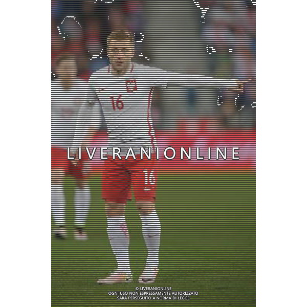 2016.03.23 , Poznan , INEA Stadion , Pilka nozna , Mecz towarzyski Polska - Serbia N/z Jakub Blaszczykowski Foto Rafal Oleksiewicz / PressFocus / NEWSPIX.PL --- Newspix.pl/ AGENZIA ALDO LIVERANI SAS - ITALY ONLY EDITORIAL USE ONLY - POLONIA - SERBIA PARTITA AMICHEVOLE INTERNAZIONALE A POZNAN 23/03/2016