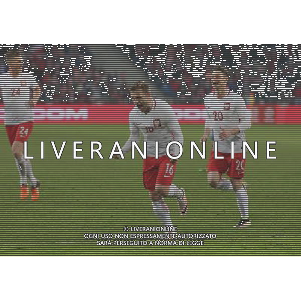 2016.03.23 POZNAN INEA STADION PILA NOZNA MECZ TOWARZYSKI POLSKA vs SERBIA N/Z JAKUB BLASZCZYKOWSKI \' LUKASZ PISZCZEK FOTO: ARTUR KRASZEWSKI APPA / NEWSPIX.PL --- Newspix.pl/ AGENZIA ALDO LIVERANI SAS - ITALY ONLY EDITORIAL USE ONLY - POLONIA - SERBIA PARTITA AMICHEVOLE INTERNAZIONALE A POZNAN 23/03/2016