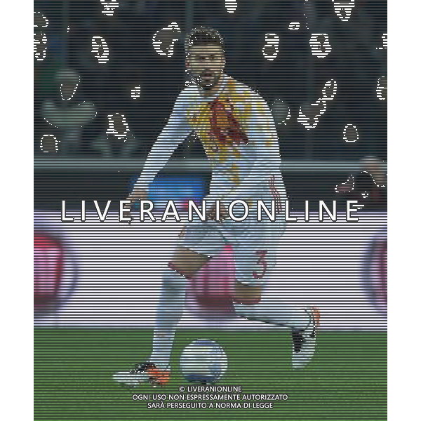 Amichevole Udine - 24.03.2016 Italia-Spagna Nella Foto: Gerard pique\' /Ph.Vitez-Ag. Aldo Liverani