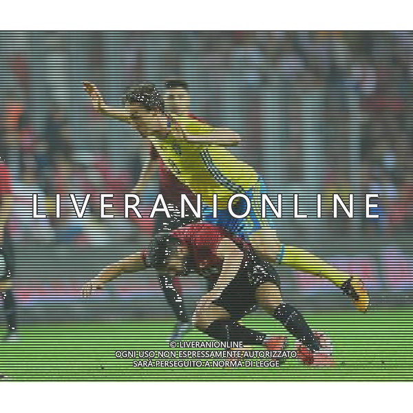 Friendly football match between Turkey and Sweden at Antalya Arena Stadium in Antalya , Turkey March 24, 2016. Pictured: Volkan Sen #20 of Turkey and Albin Ekdal #8 of Sweden. MECZ TOWARZYSKI SEZON 2015/2016 PILKA NOZNA TURCJA vs SZWECJA FOT.SESKIM PHOTO/NEWSPIX.PL POLAND, TURKEY, GERMANY, AUSTRIA AND UK OUT !!! --- Newspix.pl AG ALDO LIVERANI SAS ONLY ITALY *** Local Caption *** www.newspix.pl mail us: info@newspix.pl call us: 0048 022 23 22 222 --- Polish Picture Agency by Ringier Axel Springer Poland