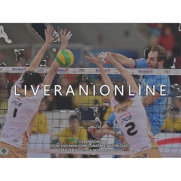 2016.03.24 Lodz Atlas Arena Siatkowka mezczyzn Liga Mistrzow 2016 PGE Skra Belchatow - Zenit Kazan N/z Andrey ASHCHEV Andriej Aszczew Foto Lukasz Laskowski / PressFocus/NEWSPIX.PL 2016.03.24 Lodz Men volleyball 2016 CEV DenizBank Volleyball Champions League PGE Skra Belchatow - Zenit Kazan Andrey ASHCHEV Andriej Aszczew Credit: Lukasz Laskowski / PressFocus --- Newspix.pl AG ALDO LIVERANI SAS ONLY ITALY *** Local Caption *** www.newspix.pl mail us: info@newspix.pl call us: 0048 022 23 22 222 --- Polish Picture Agency by Ringier Axel Springer Poland