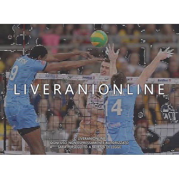 2016.03.24 Lodz Atlas Arena Siatkowka mezczyzn Liga Mistrzow 2016 PGE Skra Belchatow - Zenit Kazan N/z Wilfredo LEON VENERO WLAZLY Mariusz Foto Lukasz Laskowski / PressFocus/NEWSPIX.PL 2016.03.24 Lodz Men volleyball 2016 CEV DenizBank Volleyball Champions League PGE Skra Belchatow - Zenit Kazan Wilfredo LEON VENERO WLAZLY Mariusz Credit: Lukasz Laskowski / PressFocus --- Newspix.pl AG ALDO LIVERANI SAS ONLY ITALY *** Local Caption *** www.newspix.pl mail us: info@newspix.pl call us: 0048 022 23 22 222 --- Polish Picture Agency by Ringier Axel Springer Poland