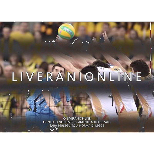 2016.03.24 Lodz Atlas Arena Siatkowka mezczyzn Liga Mistrzow 2016 PGE Skra Belchatow - Zenit Kazan N/z Matthew John ANDERSON Foto Lukasz Laskowski / PressFocus/NEWSPIX.PL 2016.03.24 Lodz Men volleyball 2016 CEV DenizBank Volleyball Champions League PGE Skra Belchatow - Zenit Kazan Matthew John ANDERSON Credit: Lukasz Laskowski / PressFocus --- Newspix.pl AG ALDO LIVERANI SAS ONLY ITALY *** Local Caption *** www.newspix.pl mail us: info@newspix.pl call us: 0048 022 23 22 222 --- Polish Picture Agency by Ringier Axel Springer Poland