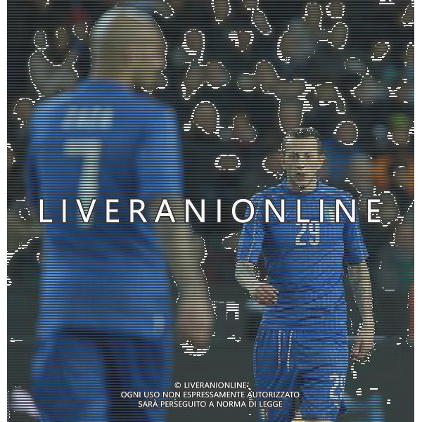 Amichevole Udine - 24.03.2016 Italia-Spagna Nella Foto:Federico Bernardeschi-Simone Zaza /Ph.Vitez-Ag. Aldo Liverani