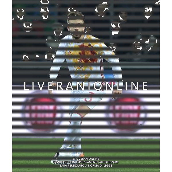 Amichevole Udine - 24.03.2016 Italia-Spagna Nella Foto:Gerard Pique Bernabeu /Ph.Vitez-Ag. Aldo Liverani