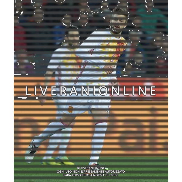 Amichevole Udine - 24.03.2016 Italia-Spagna Nella Foto:Gerard Pique Bernabeu /Ph.Vitez-Ag. Aldo Liverani