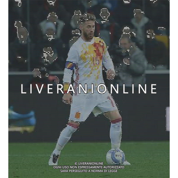 Amichevole Udine - 24.03.2016 Italia-Spagna Nella Foto:Sergio Ramos Garcia /Ph.Vitez-Ag. Aldo Liverani